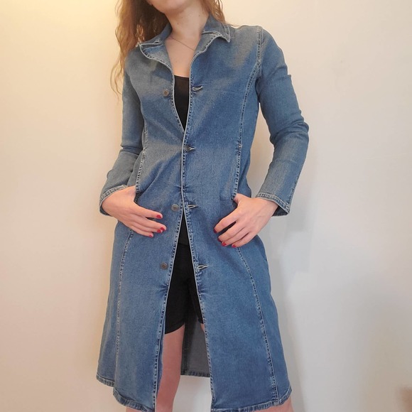 Vintage | Limited Too Denim Jacket Dress XXL - Picture 7 of 13